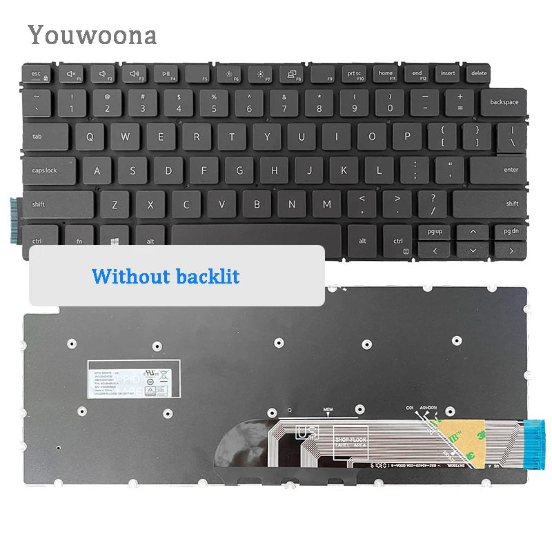 New ORIGINAL Laptop Keyboard For DELL Vostro 5000 3400 3401 3402 5402 5408 5409 Inspiron 5401 5402 5405 5406 5408 5409 P130G Dell laptop repair parts