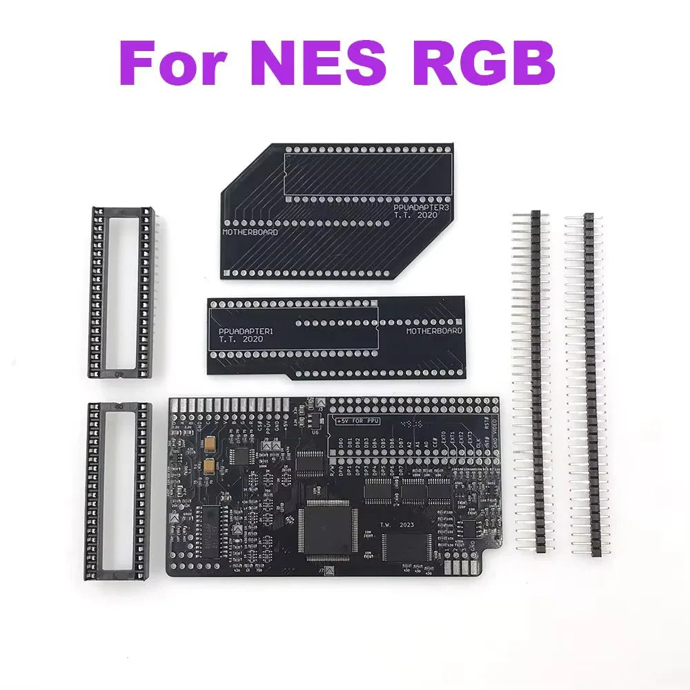For NES RGB Modification Module Board Suitable for NES / Famicom FC/ FC Twin FC/New FC/ New NES 101 From RF To AV RGBS Game console repair parts