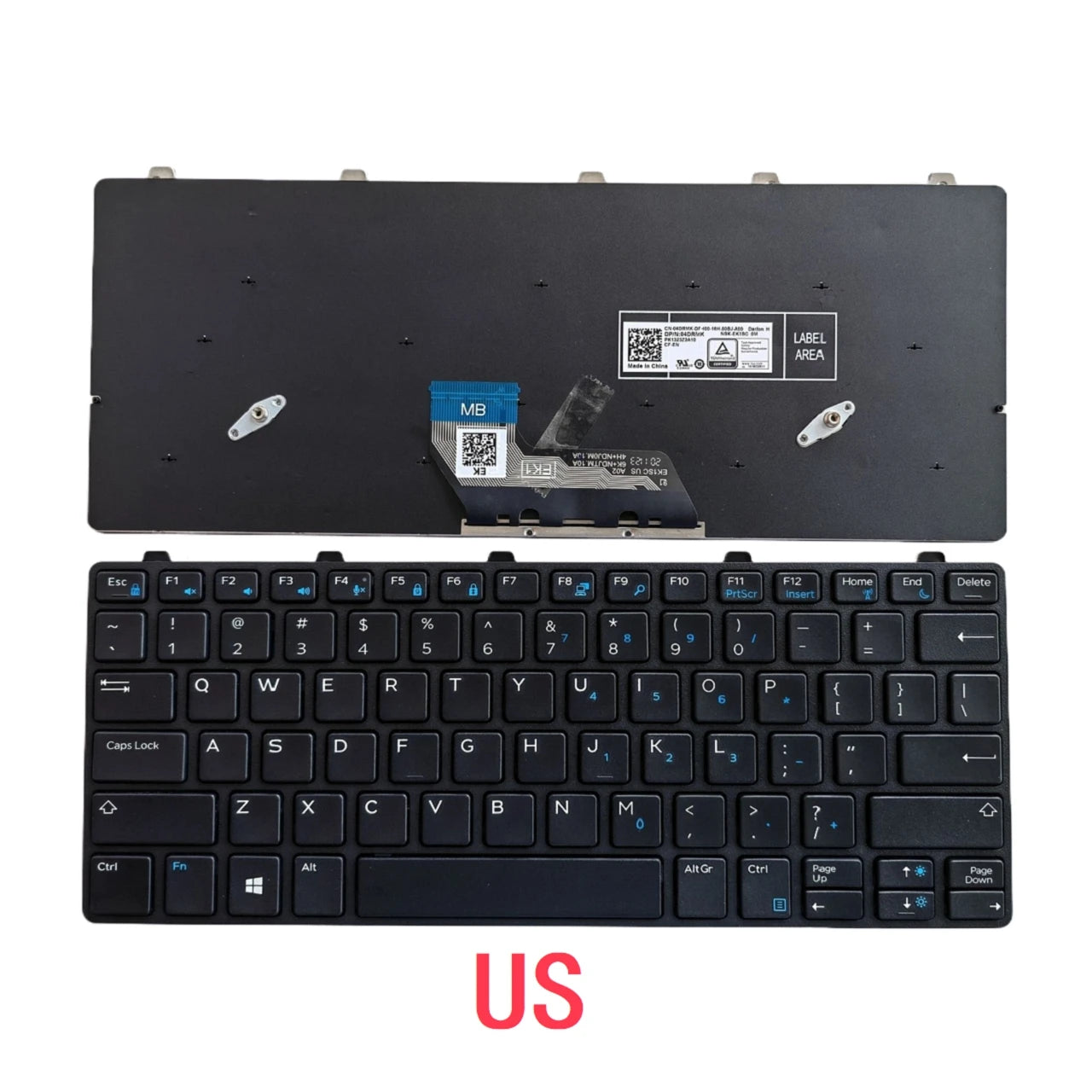 New US Spanish Arab Japan Laptop Keyboard For Dell Latitude 3180 3189 3380 series Notebook PC ReplacementDell laptop repair parts