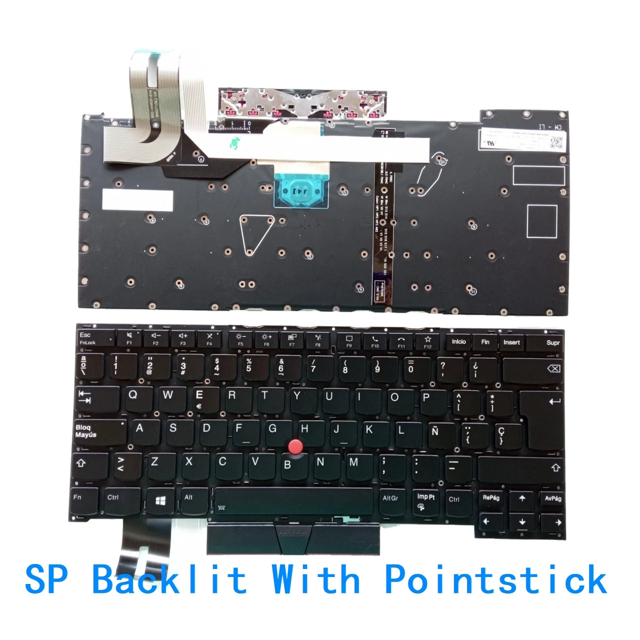 New US Spanish UK Brazil Portuguese Language  Backlit Keyboard For Lenovo Thinkpad T14S Gen 1, P1 Gen 3, X1 Extreme 3rd Gen 3 Lenovo laptop repair parts