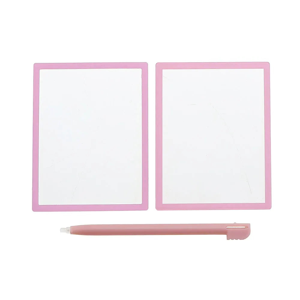 1Set Upper LCD Screen Lens + Lower Frame Plastic Cover+Stylus Pen Replacement For DS Lite For NDSL Game Console Game console repair parts