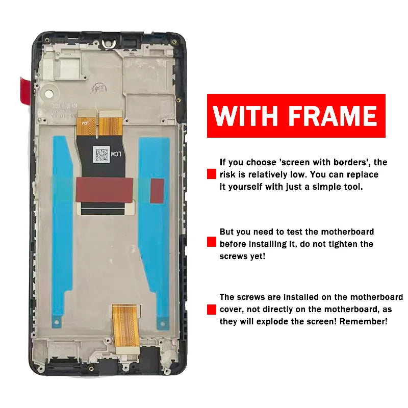6.75"High Quality For ZTE Blade V50 Vita LCD Display Touch Screen Digitizer Assembly For ZTE Blade V50Vita Display 8550 Screen ZTE phone repair parts