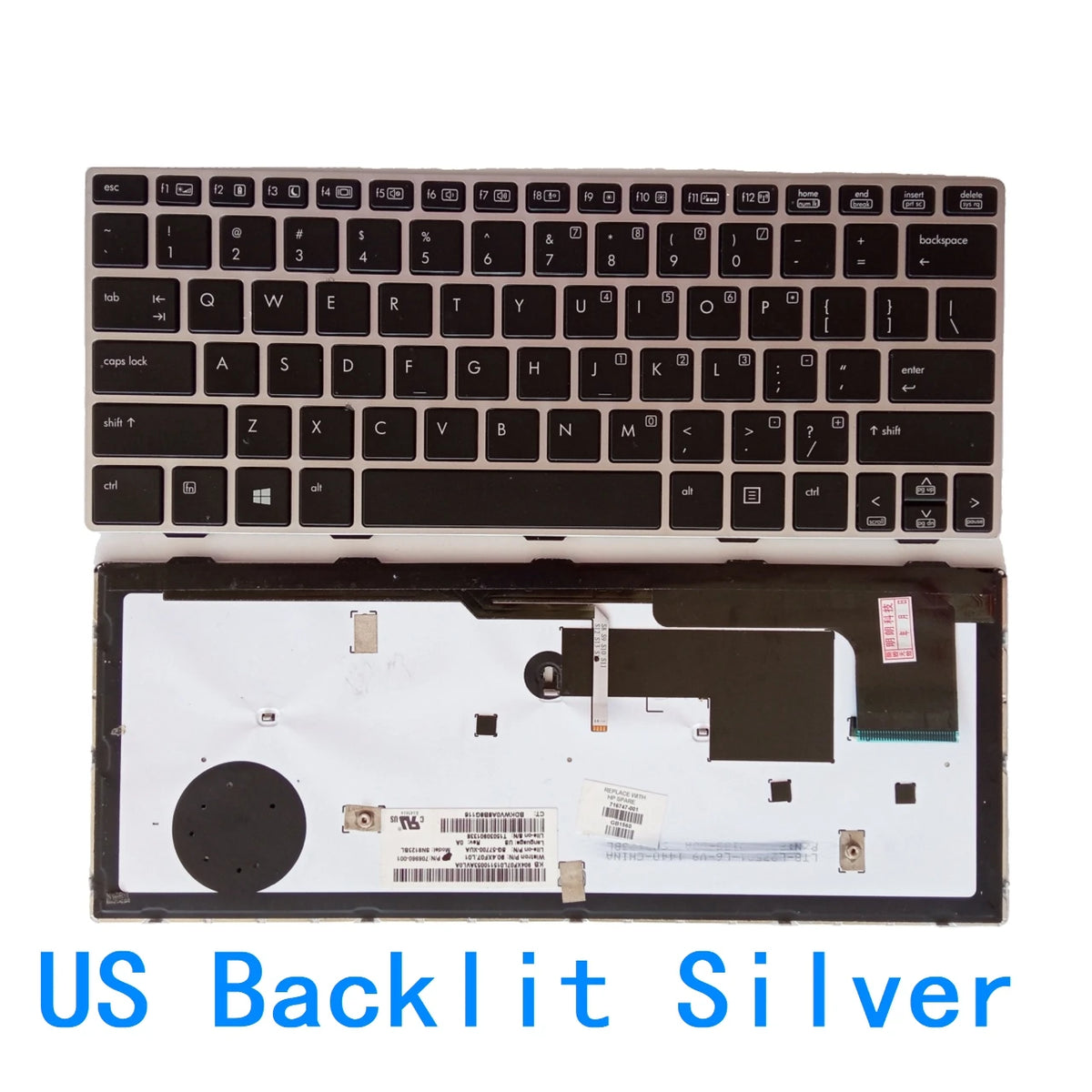New US Language  Backlit Keyboard For HP EliteBook Revolve 810 G1 810 G2 810 G3 Notebook PC Replacement Keyboard  HP laptop repair parts