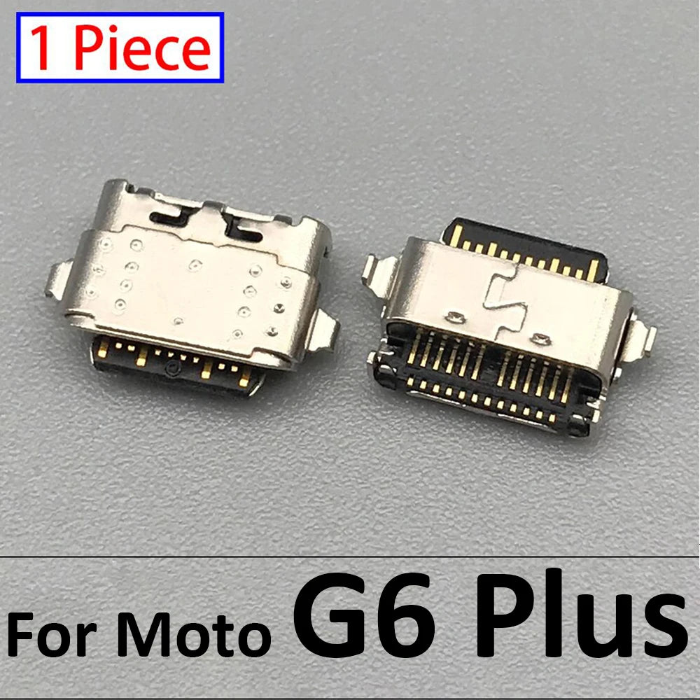 50Pcs Micro USB Connector Charging Port Jack Plug Dock For Motorola Moto G5 G5s G6 G7 G8 G9 Plus Play Power Lite Repair Parts Motorola phone repair parts