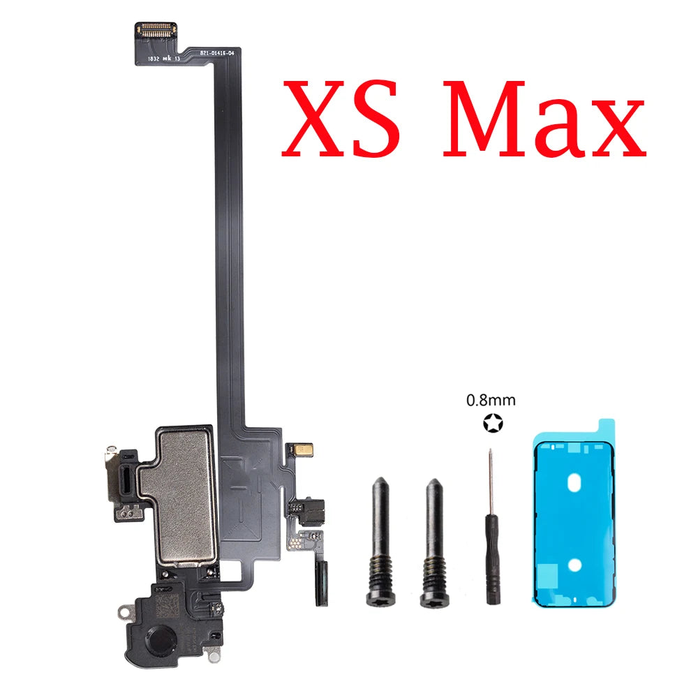 Top Ear Earpiece Speaker Sensor Flex cable For iPhone X XR XS 11 12 PRO MAX MINI Proximity Sensor Sound Speaker iPhone phone repair parts