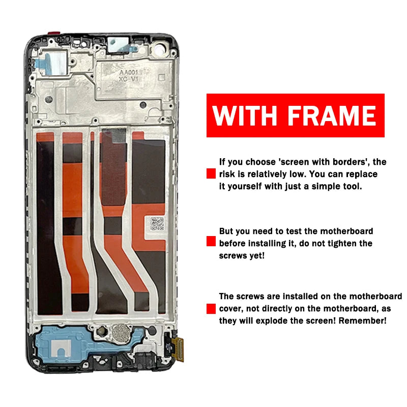 Super AMOLED For Oppo A95 CHP2365 LCD Display Screen Touch Digitizer For Oppo A95 5G PELM00 Display WIth Fingerprint  Oppo phone repair parts