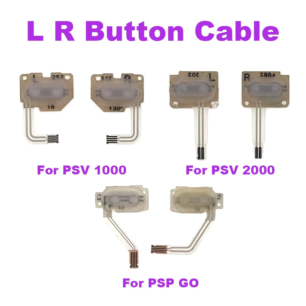1-3-10sets For PSP Go L R Button Flex Cable For PSV 1000 2000 Left Right On Off Flex LR Trigger Button Flex Ribbon Cable Game console repair parts