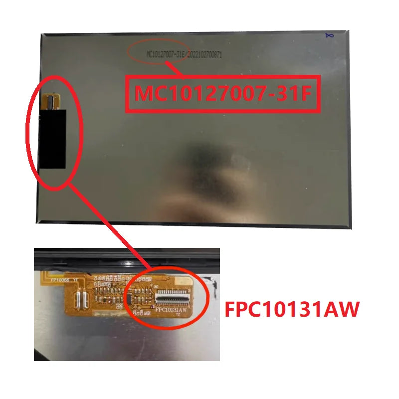 10.1 inch 31 Pin FPC10131AQ DC10127006-31/ FPC10131AR MC10127007-31A/ FPC10131AS MC10127007-31E LCD Matrix For Tablet Display Other Brand tablet repair parts