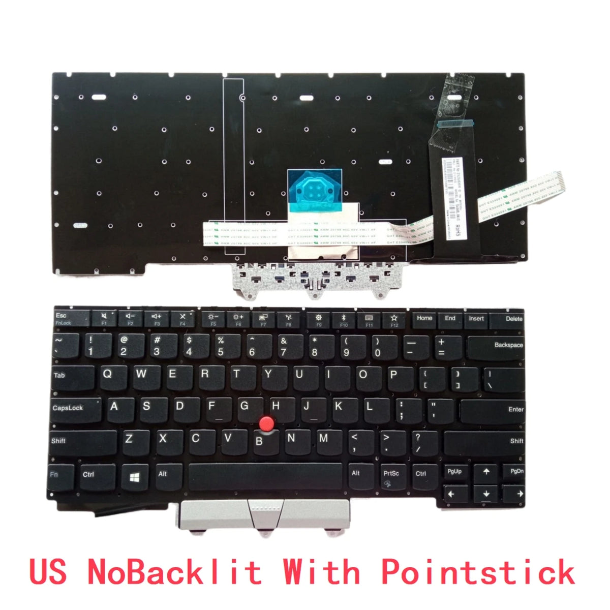 New US Spanish Arab Portuguese Laptop Backlit Keyboard For Lenovo Thinkpad E14 GEN1 Notebook PC Replacement Lenovo laptop repair parts