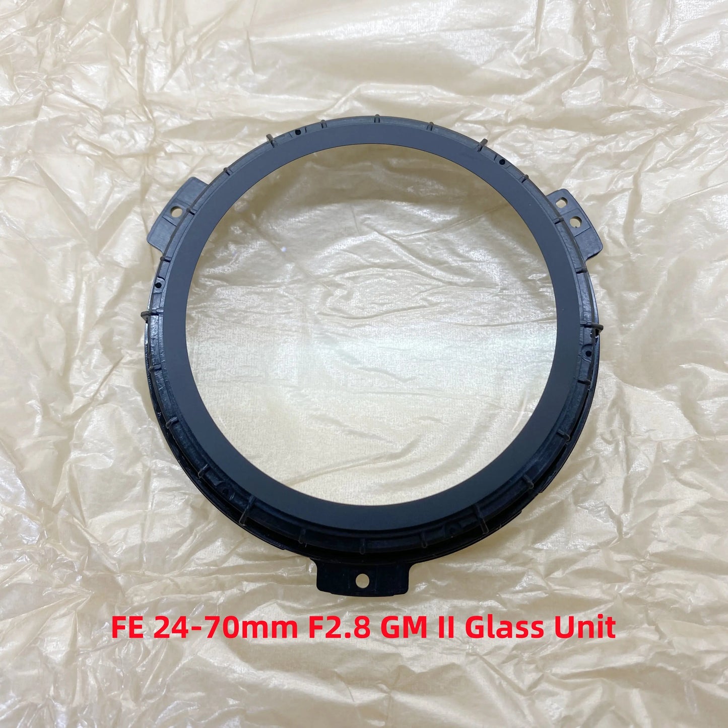For Sony FE 24-70mm F2.8 GM2 GMII Front Lens 1st Optics Element First Glass A5047835A SEL2470GM2 FE 24-70 F/2.8 GM2 With Plastic  Digital Camera repair parts