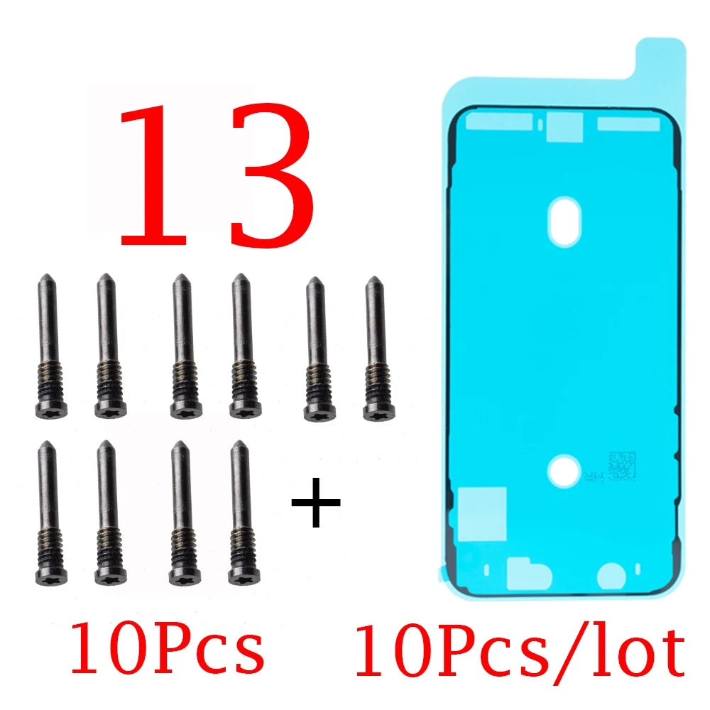 10pcs Waterproof Sticker for IPhone 14 Plus 11 12 13 14 Pro max LCD Display Frame Bezel Seal Tape Glue 3M Adhesive iPhone phone repair parts