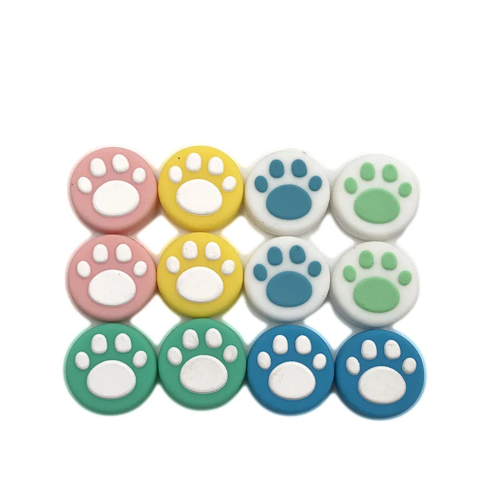60PCS For Nintendo Switch Joycon Thumb Cap For Switch OLED Lite Joystick Button Case Silicone Anti Slip Rocker Cover Game console repair parts