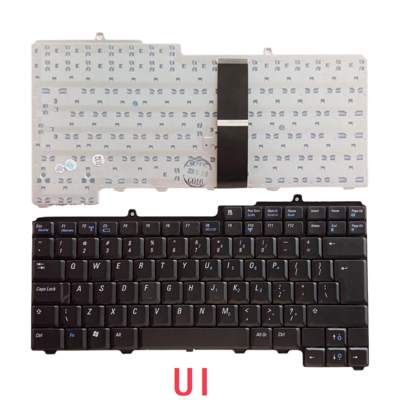 New US UI Laptop Keyboard For Dell Inspiron 6000 9200 9300 Latitude D510 XPS Gen 2 M170 Notebook PC ReplacementDell laptop repair parts