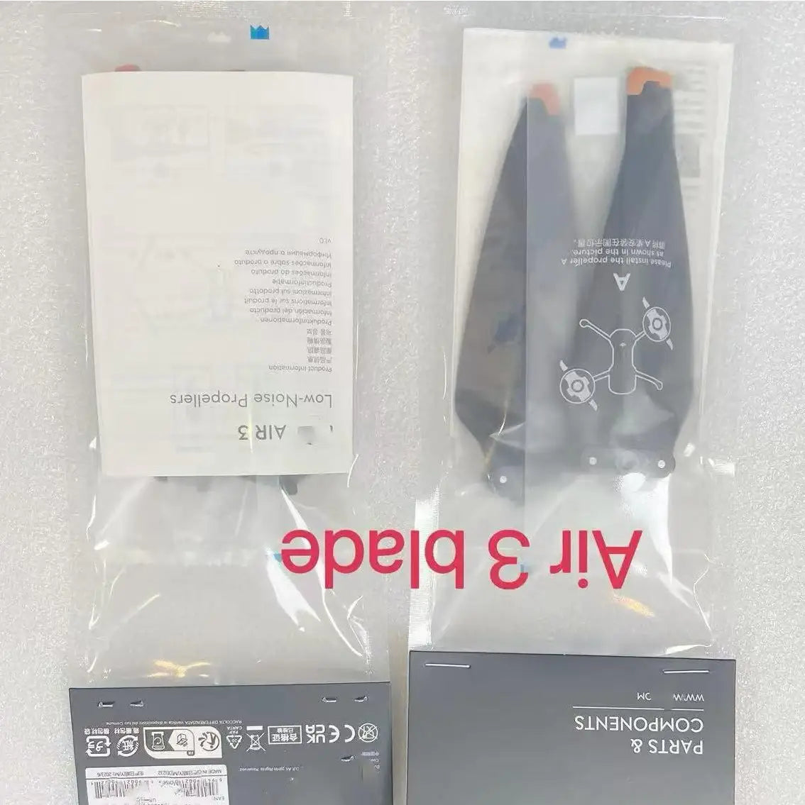 Original Replacement Propellers For DJI AIR3 Spare Parts Props Drone Light Weight Props Blade Wing Fans For Air 3 Accessories DJI repair parts