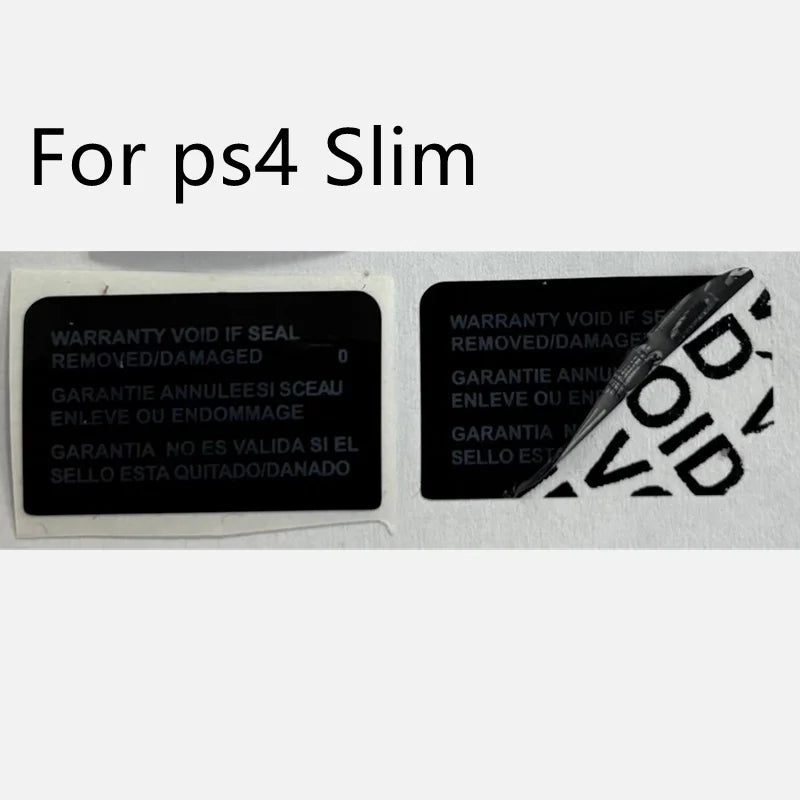 20Pcs/Lot Replacement for Ps4 1000 11XX 1200 20xx Slim Pro Housing Host Warranty Sticker for Ps5 Console Case Shell Label Seal  Game console repair parts