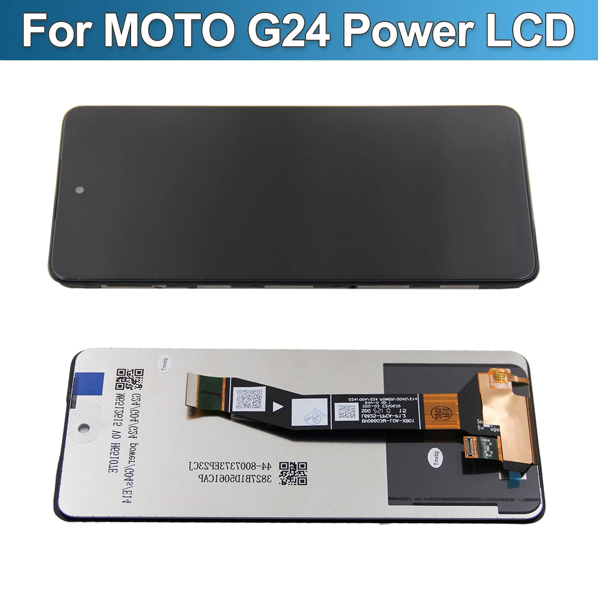 6.56“ For Motorola Moto G24 Power LCD Display Touch Panel Digitizer Assembly Screen For Moto G24 Power With Frame Replacement Motorola phone repair parts