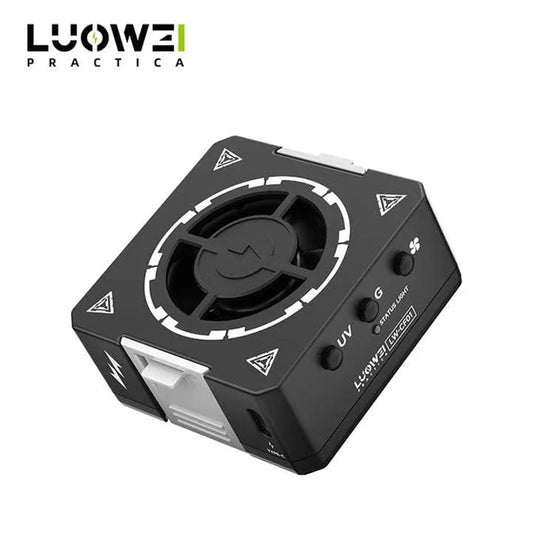 Luowei LW-CF01 3-in-1 Microscope Cooler / Smoke Exhaust Fan / UV Curing Lamp With Dust Lamp Beads For Motherboard PCB Repair Professional Repair Tools