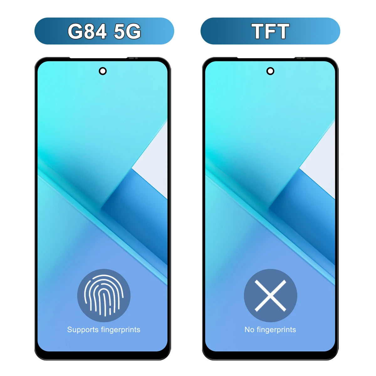G84 5G For Motorola Moto G84 5G LCD Display Touch Screen Digiziter Assembly For Moto XT2347-2 XT2347-1 Screen Replacement Motorola phone repair parts