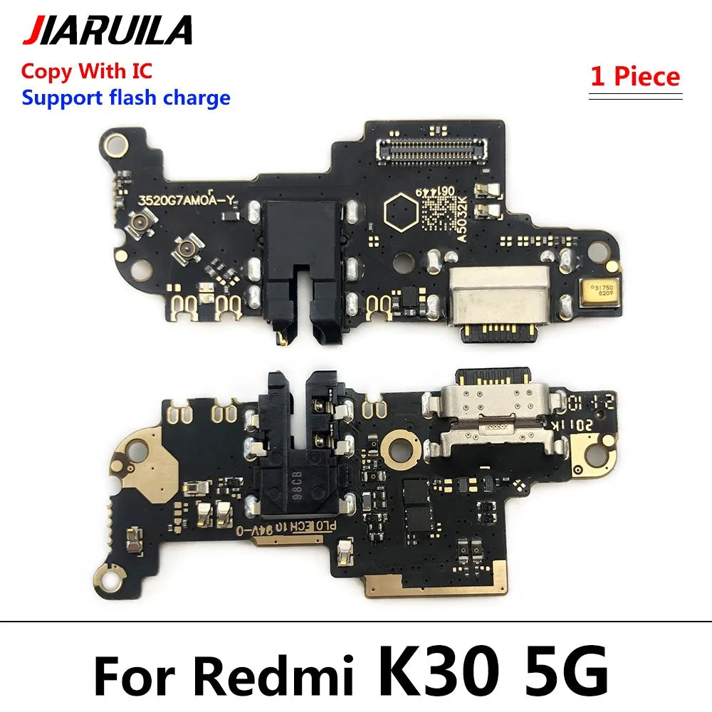 New For Xiaomi Redmi K30 4G 5G USB Charger Charging Dock Port Connector Flex Cable With Main Mainboard Flex Cable Xiaomi  Xiao mi phone repair parts