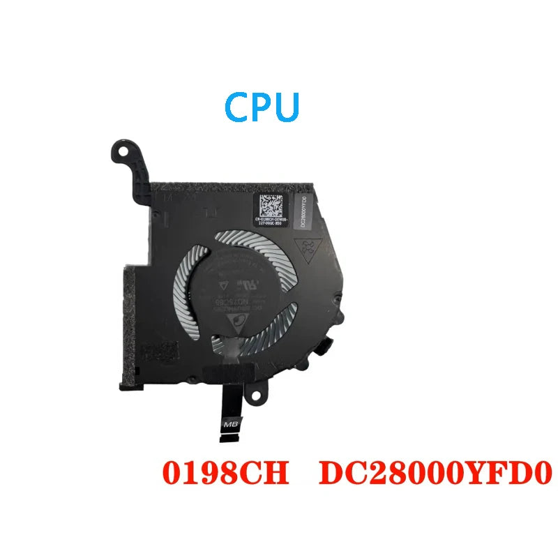 NEW Original LAPTOP CPU GPU Cooling Fan With Heatsink For DELL Alienware X14 R1 0MRV4R 0198CH DC28000YFD0/05PF30 DC28000YED0 Dell laptop repair parts