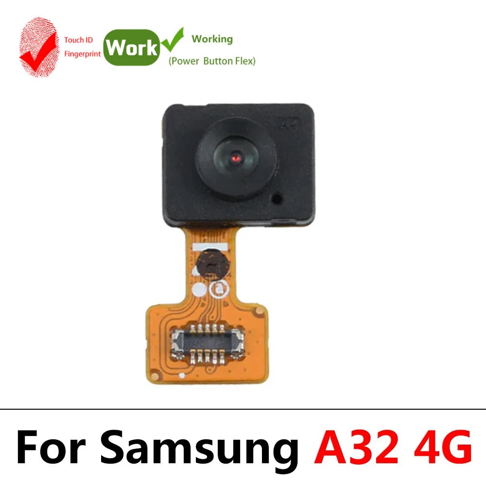 New Fingerprint For Samsung A22 A32 4G 5G ID Home Button Fingerprint Menu Return Key Recognition Sensor Flex Cable Samsung phone repair parts