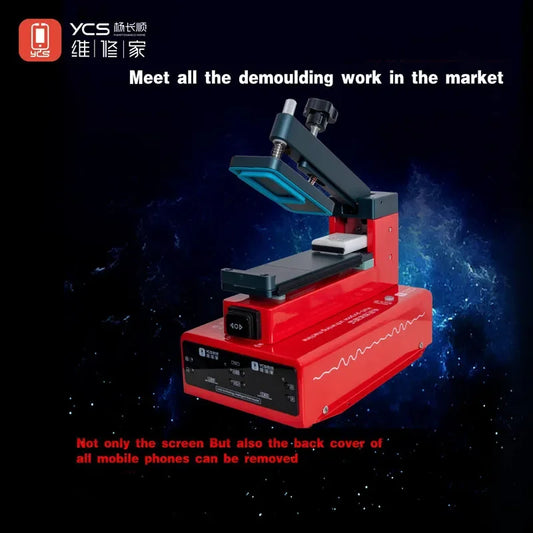 YCS Mobile Phone LCD Screen Separator Machine for Mobile Phone Curved Screen Frame Removal Frame Bonding Screen Pressing Machin Professional Repair Tools