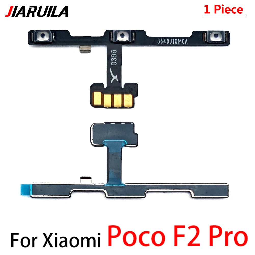 New For Xiaomi Poco F1 F2 F3 F4 F5 M3 M4 X3 X4 X5 X6 Pro 4G 5G GT Power Switch On / Off Button Volume Key Button Flex Cable  Xiaomi  Xiao mi phone repair parts
