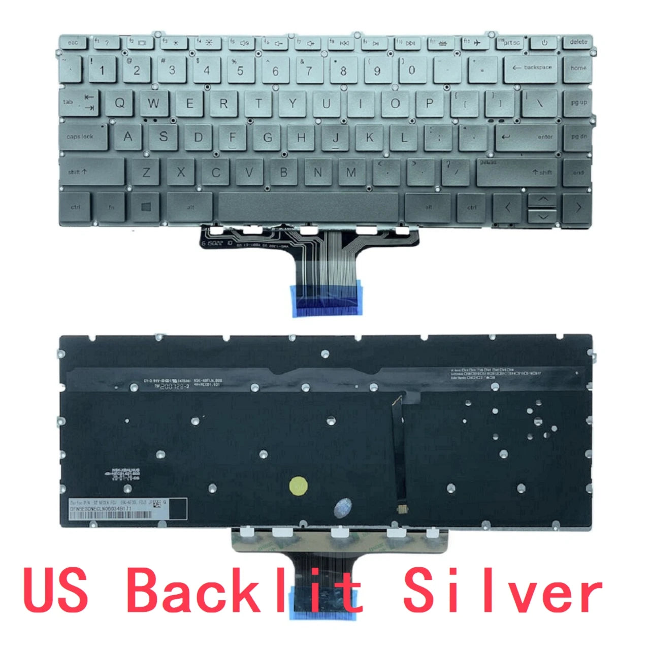 New US Spanish Laptop Backlit Keyboard For HP Pavilion X360 14-DW 14-DV 14-dw1000 14t-dw000 14t-dw100 TPN-Q244 TPN-I137  HP laptop repair parts