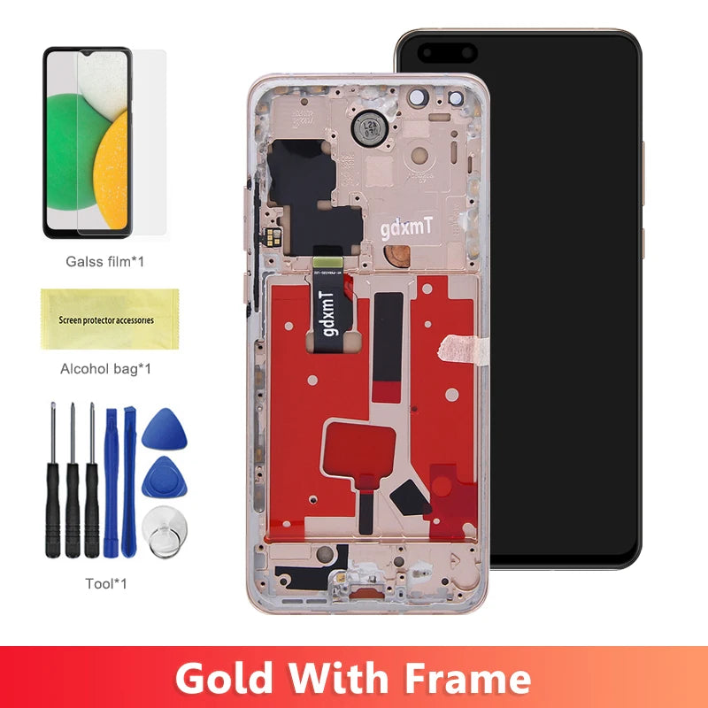 6.58'' TFT For Huawei P40 Pro ELS-N04,ELS-NX9 ELS-N29 LCD Screen Touch Digitizer For huawei P40 Pro LCD Display Assembly Parts HUAWEI phone repair parts