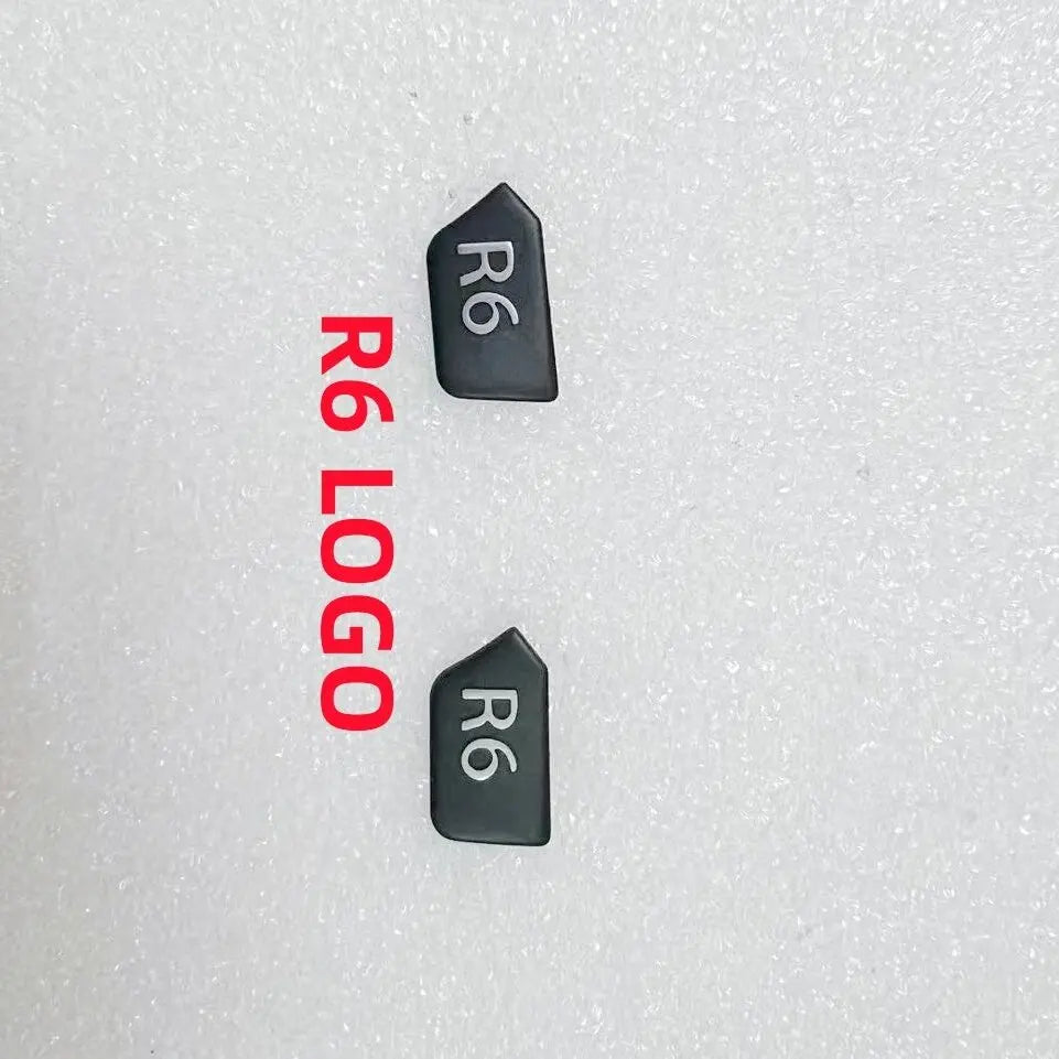 New R6 LOGO for Canon EOS R6 r6 Body LOGO Nameplate Replacement Part  Digital Camera repair parts