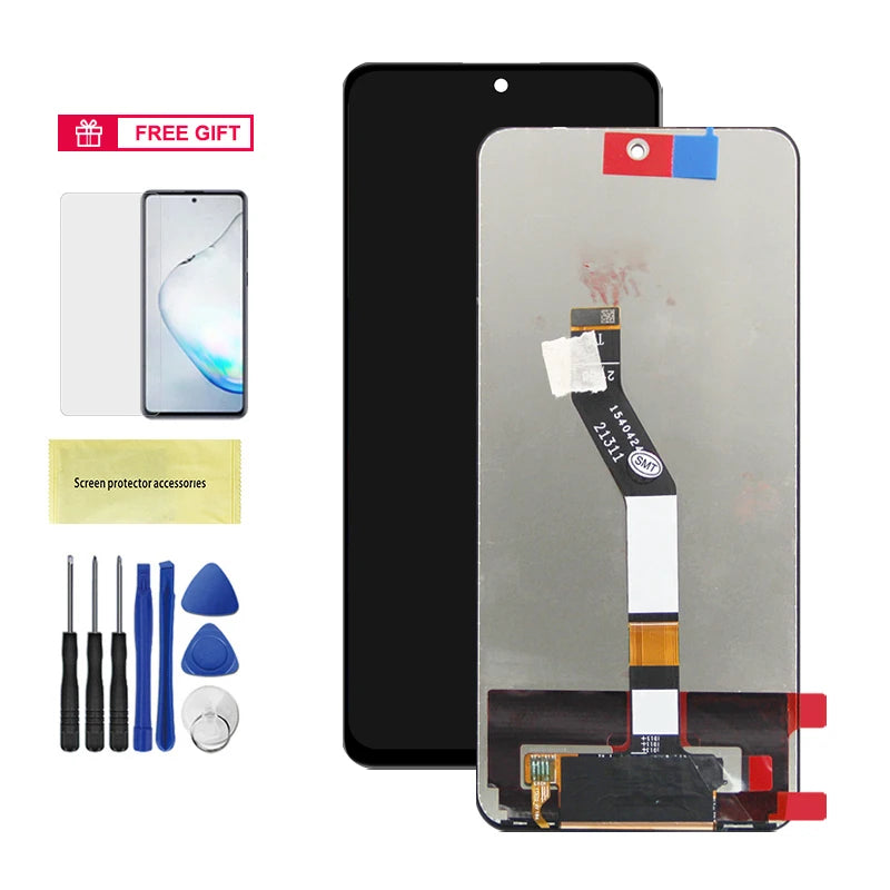 6.6" Poco M4 Pro 5G LCD Screen, for Xiaomi Poco M4 Pro 5G 21091116AG MZB0BGVIN Display Digital Touch Screen with Frame Assembly Xiaomi phone repair parts