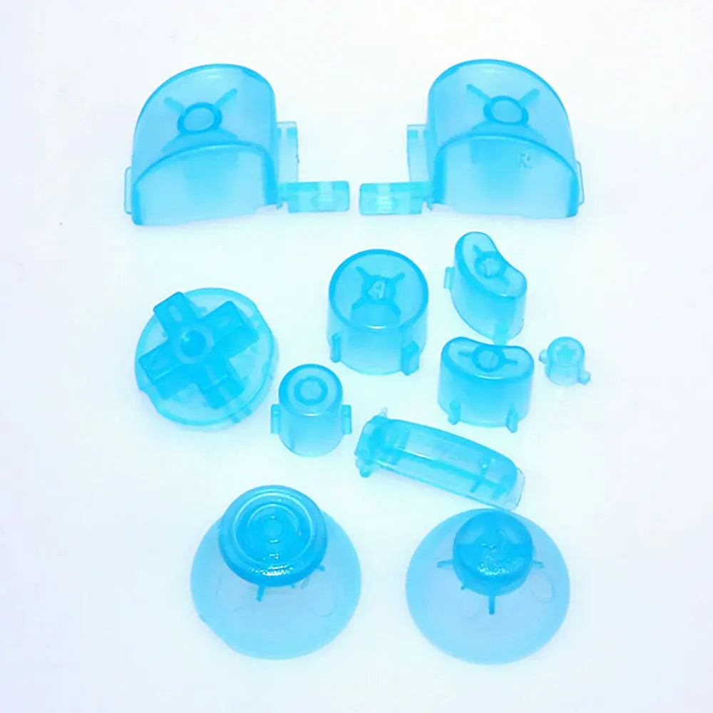 Full Set L R ABXY Z Keypads Buttons With 3D Thumbsticks Caps For GameCube For NGC D Pads Power ON OFF Buttons Game console repair parts