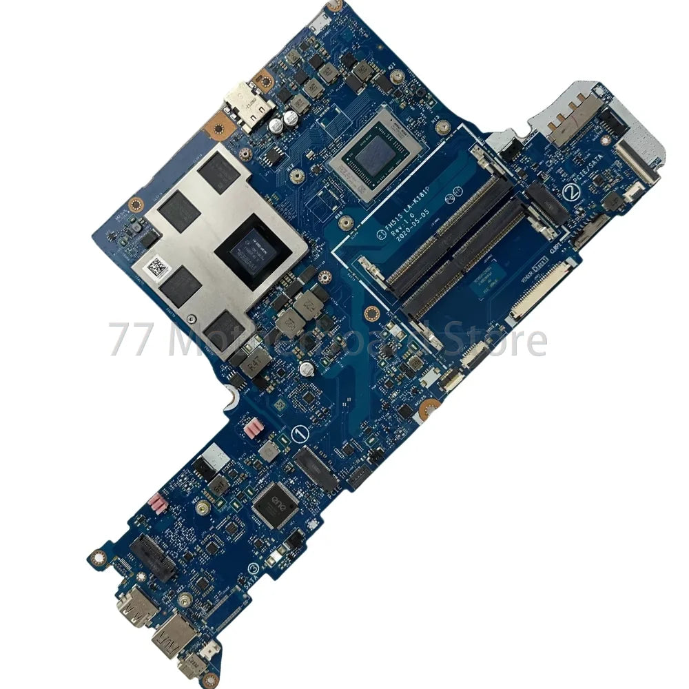 Laptop Motherboard FH51S LA-K181P For ACER Nitro 5 AN515-44 PC With CPU R5-4600H R7-4800H GPU GTX1650 GTX1650Ti  100% Test OK Acer laptop repair parts