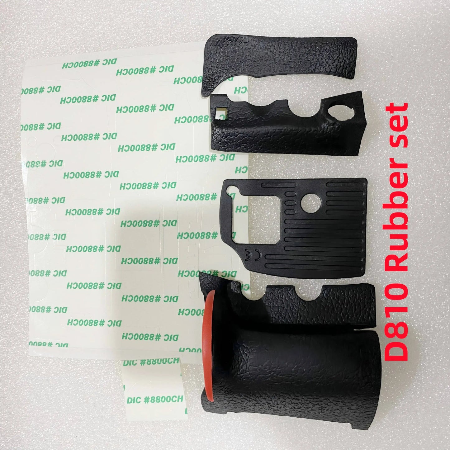 New Rubber Set for Nikon D810 Camera Body Rubber Hands Grip Bottom Rubber Side Left Rubber and Thumb Rubber Repair Parts Digital Camera repair parts