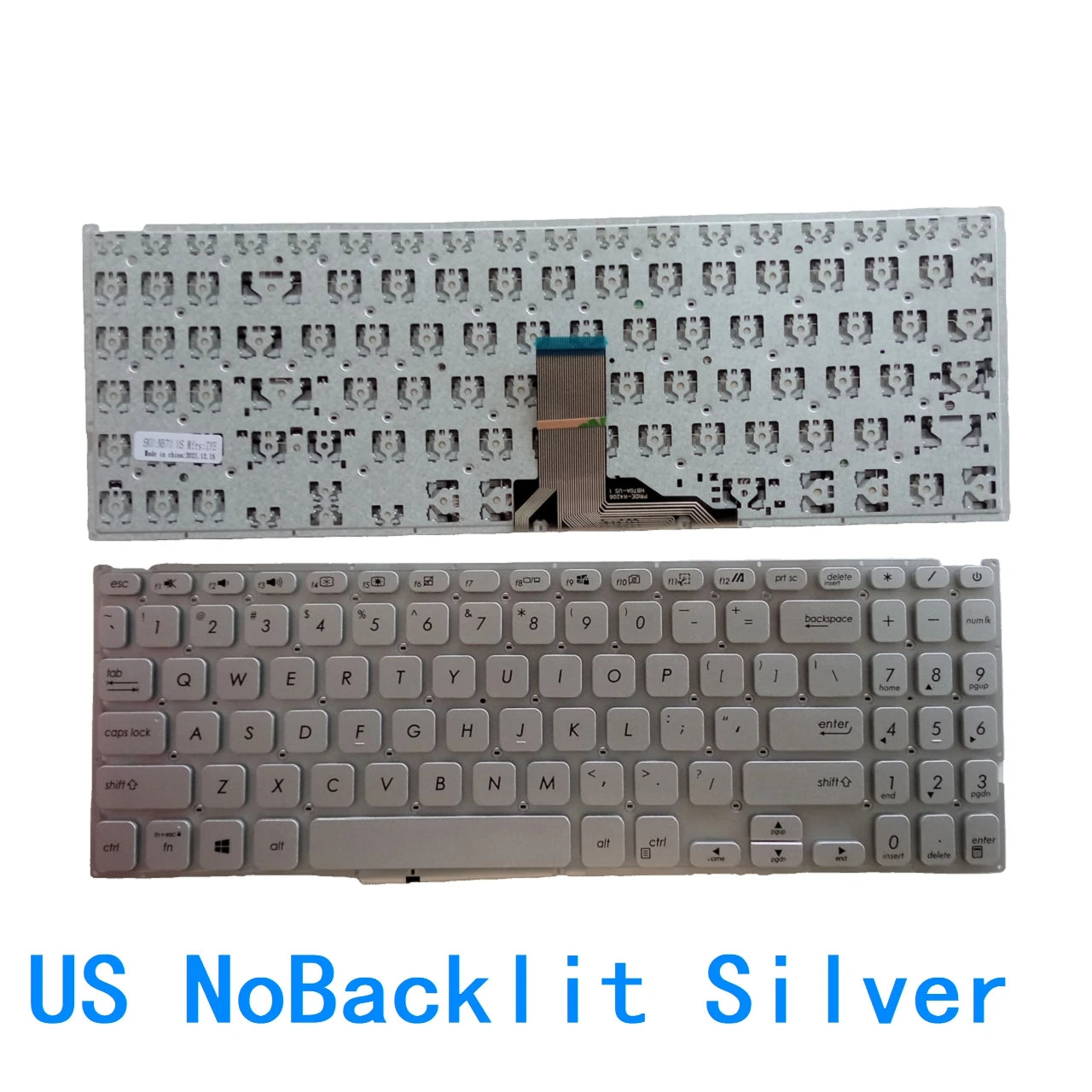 US RU SP Backlit Keyboard For ASUS Vivobook X509 X515 M509 X509F X509U X509UM X509FA MA M509 V5000D V5000F V5000 V5000FL ASUS laptop repair parts