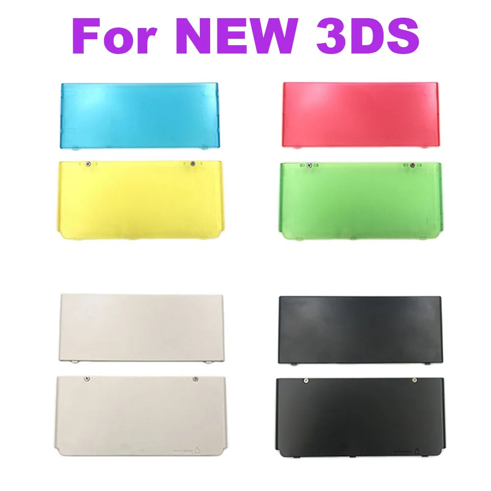 Black White Replacement Plastic Housing Top Bottom Front Back Faceplate Cover Shell Case For New 3DS 2015 Version Console Game console repair parts