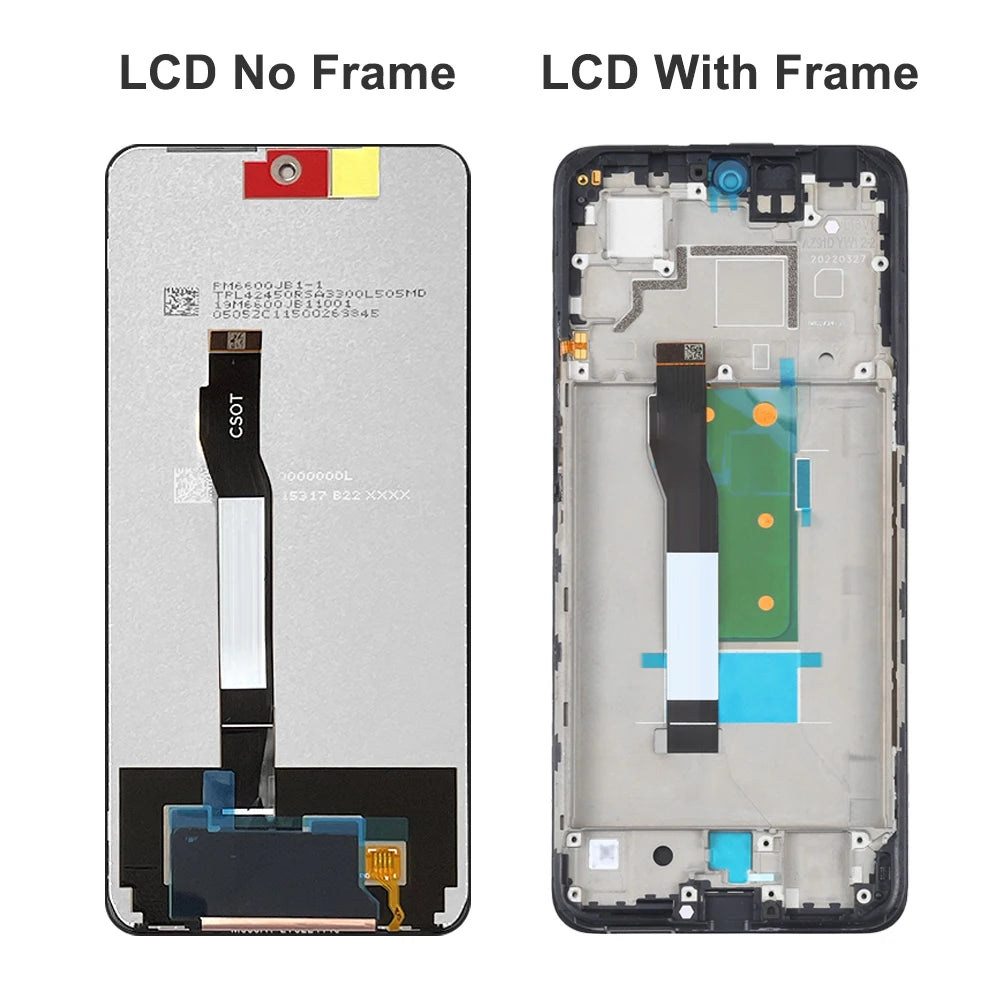 6.6" Screen for Xiaomi Poco X4 GT 22041216G Lcd Display Digital Touch Screen with Frame for Xiaomi Poco X4 GT Screen Replacement Xiaomi phone repair parts