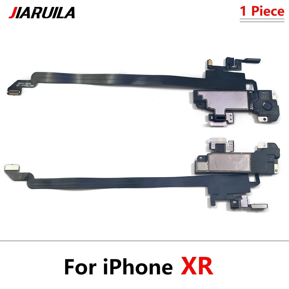 New Ear Speaker Earpiece Flex For iPhone X XR XS 11 12 Pro Max Mini Proximity Light Sensor Flex Cable Replacement Parts iPhone phone repair parts