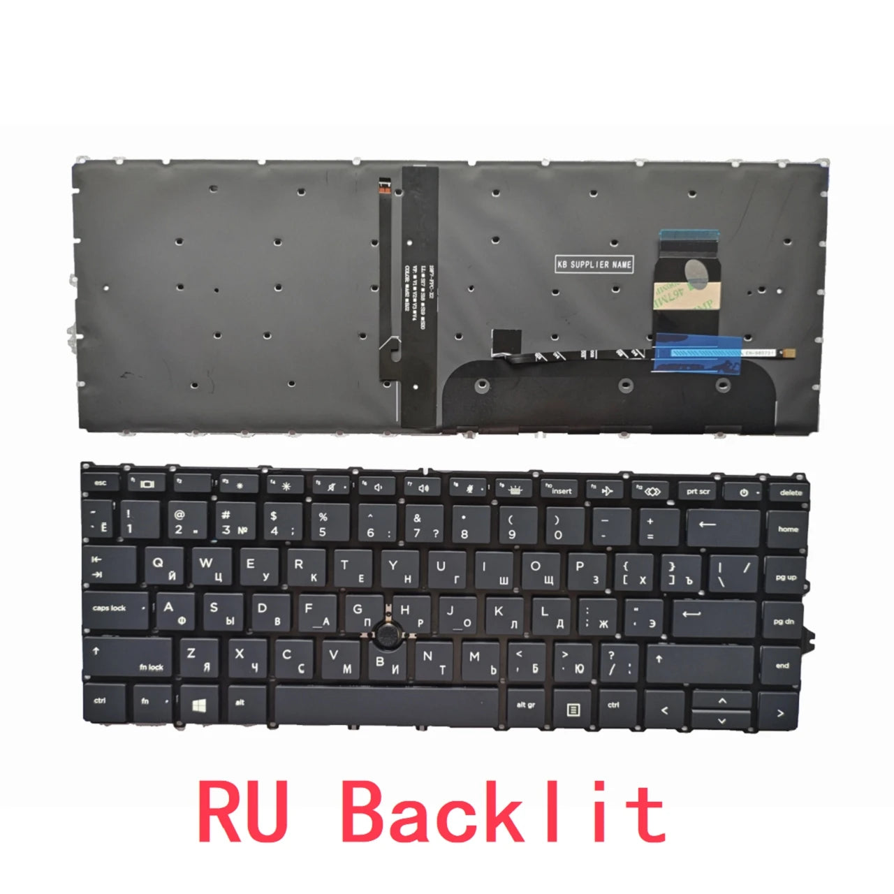 New US Russian Spanish Portuguese Laptop Backlit Keyboard For HP EliteBook 840 G7 / 845 G7 / 840 G8 / 845 G8 / 745 G7 / 745 G8  HP laptop repair parts