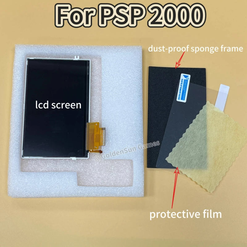 For PSP 2000 2001 2003 2004 2006 Game Console LCD Display Screen Panel Replacement for Psp 2000 Console Repair Part Game console repair parts
