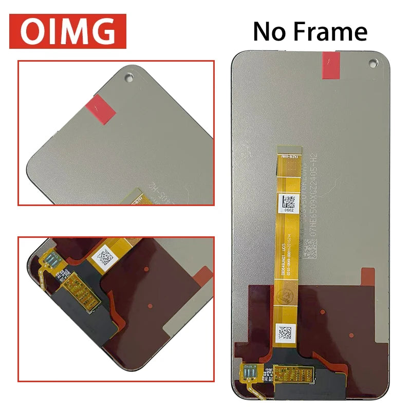 6.5"New For Oppo Realme 7 (Global)  RMX2155 RMX2151 LCD Display Screen Touch Panel Digitizer For Realme 7 5G RMX2111 Display Oppo phone repair parts Realme phone repair parts