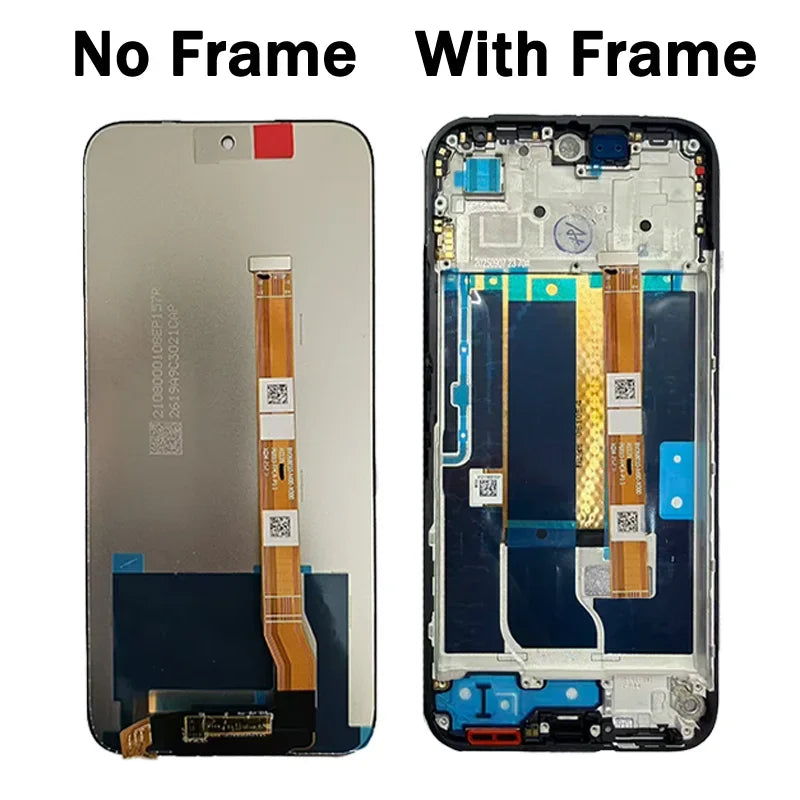 6.8“ Tested For Realme C85 5G LCD Display Screen Touch Panel Digitizer RMX5253 Display Screen With Frame Oppo phone repair parts Realme phone repair parts
