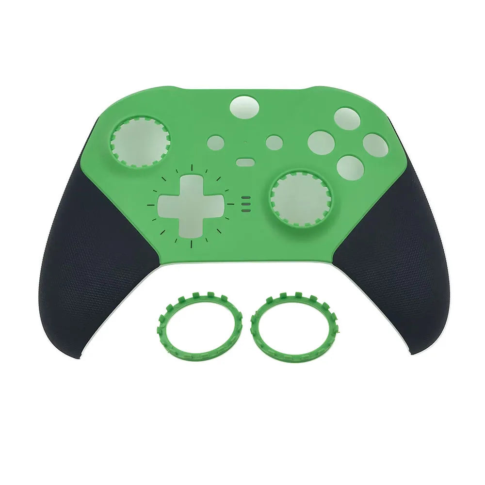 1Set Replacement Housing Shell For Xbox One Elite Series 2 Controller Front Cover Shell Case Faceplate Thumbstick Rings Game console repair parts