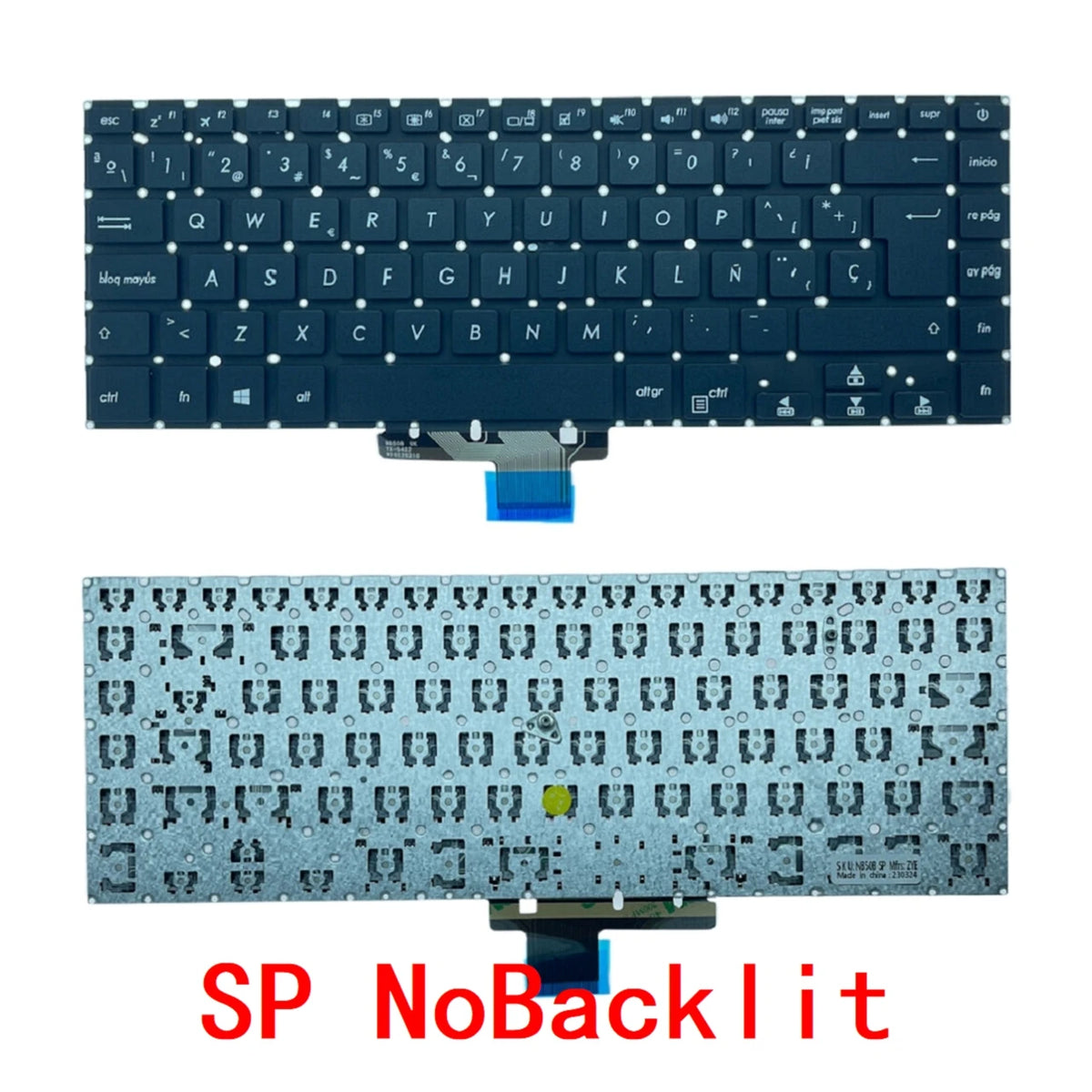 US Russian Spanish Backlit Keyboard For ASUS VivoBook S510 X510 X510U X510UA X510QA S15 S510U S5100UQ UK505B U5100UQ F510U A510U ASUS laptop repair parts