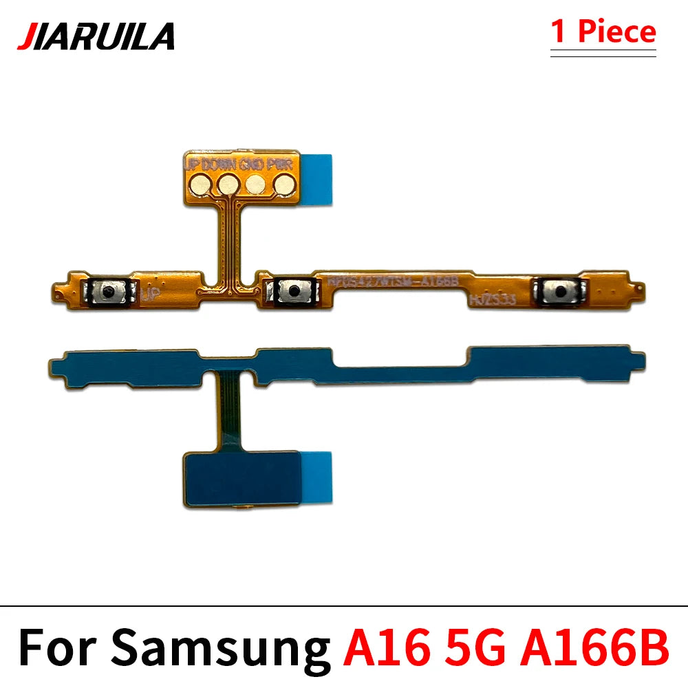 10Pcs, Power On Off Volume Side Button Flex Cable For Samsung A05 A05s A06 A06s A15 A16 A25 A35 A55 4G 5G Replacement Parts Samsung phone repair parts