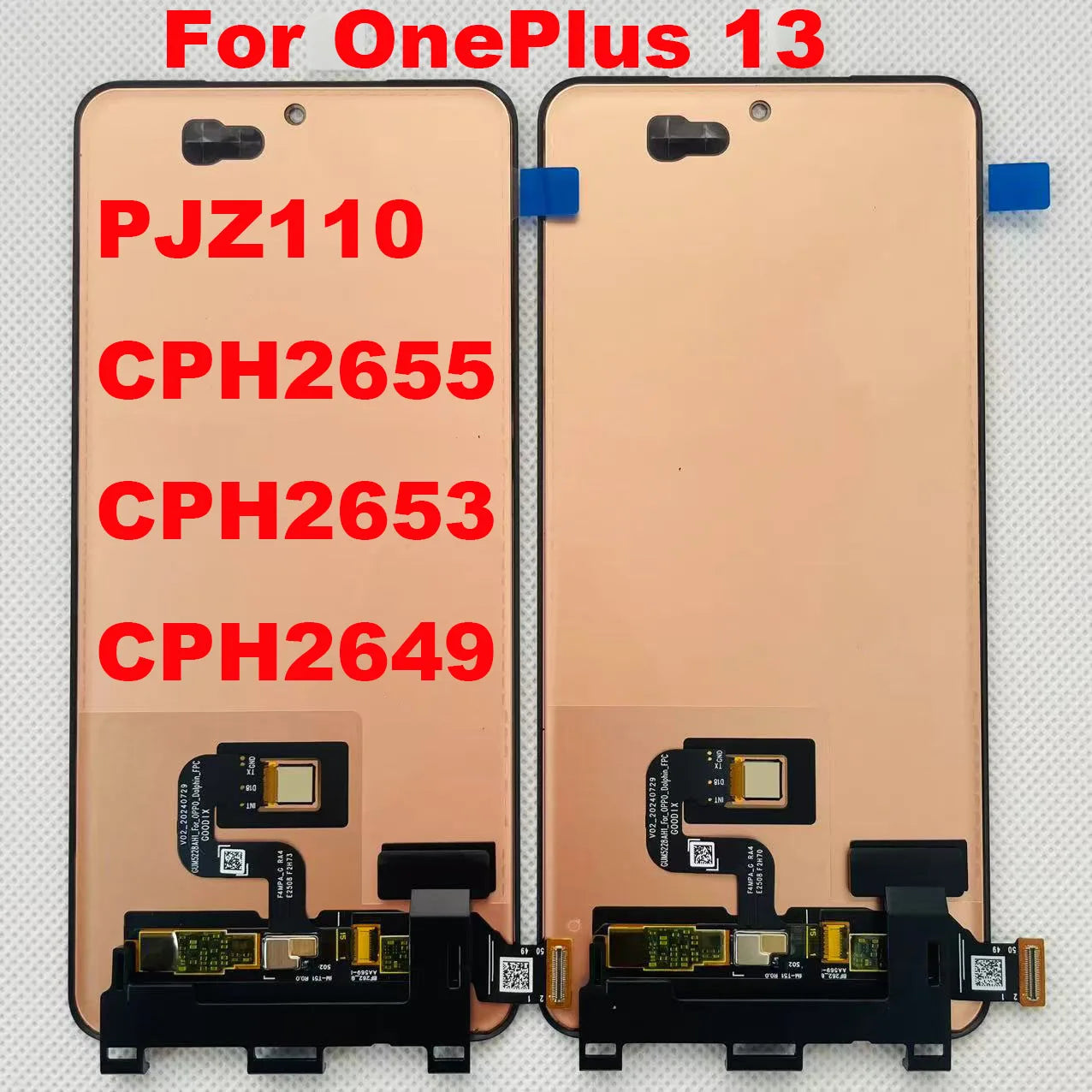 Original AMOLED 6.82"For OnePlus 12/ 12R /Ace 3 Pro LCD For Oneplus 13/15/13R/ 13T 13S Screen Display For OnePlus Ace 5 Pro 1+15  OnePlus phone repair parts