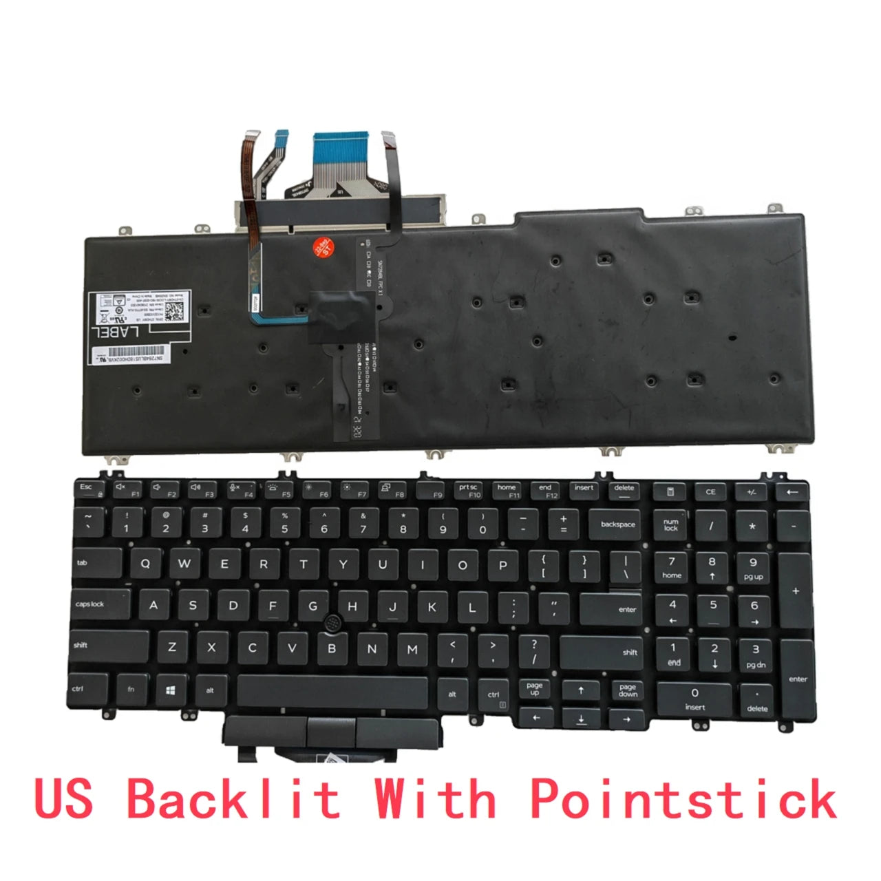 New US Spanish Latin Brazil Laptop Backlit Keyboard For Dell Latitude 5500 5501 5510 5511 Precision 3500 3501 3540 3541 0XPYPVDell laptop repair parts