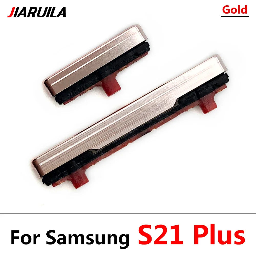 New Side Volume Button Power ON / OFF Buttton Key Set For Samsung S21 Plus Ultra Fe Replacement Parts Samsung phone repair parts