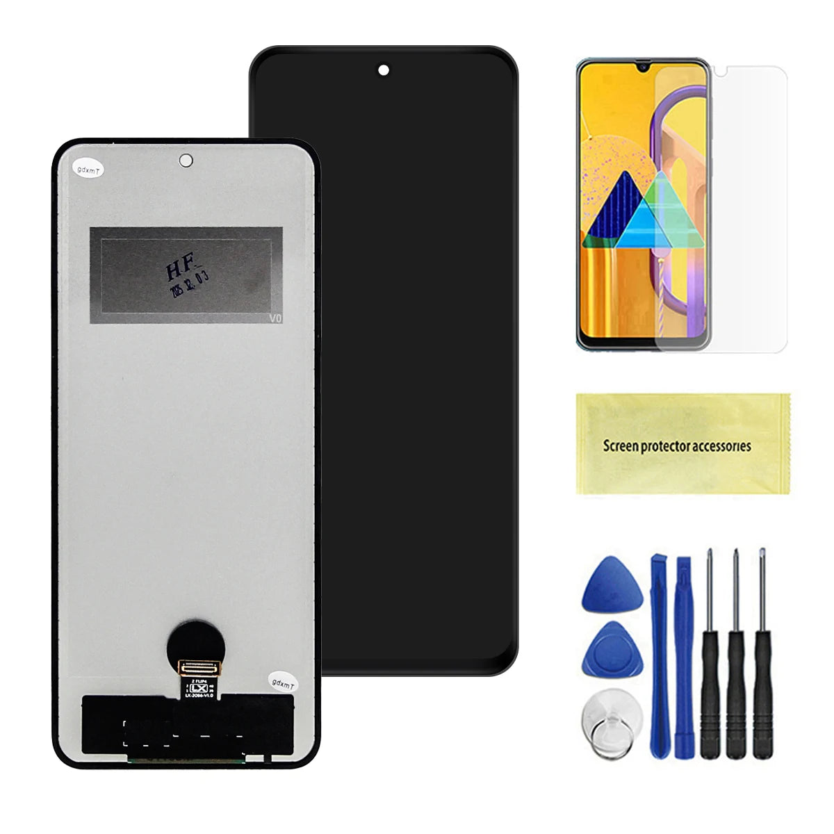 LCD For Samsung Z Flip 4 5G F721 F721B F721W LCD Display With Frame Touch Screen Digitizer Assembly Replacement 100% Tested Samsung phone repair parts