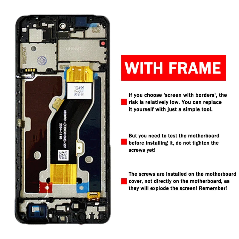 6.6"New For ZTE A75 Display Screen For ZTE Blade A75 4G LCD Z2359 Display Touch Screen Digitizer Assembly Replacement ZTE phone repair parts